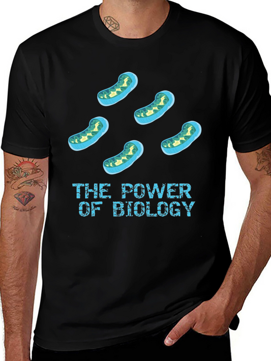 Camiseta Negra El Poder de la Biología