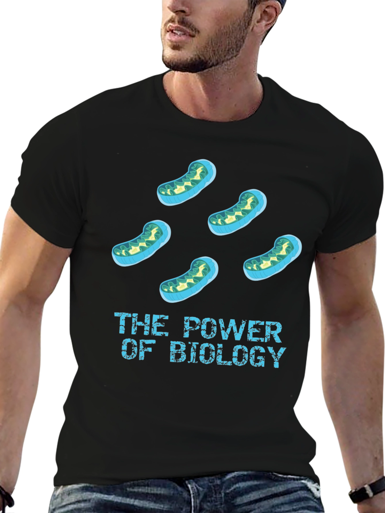 Camiseta Negra El Poder de la Biología