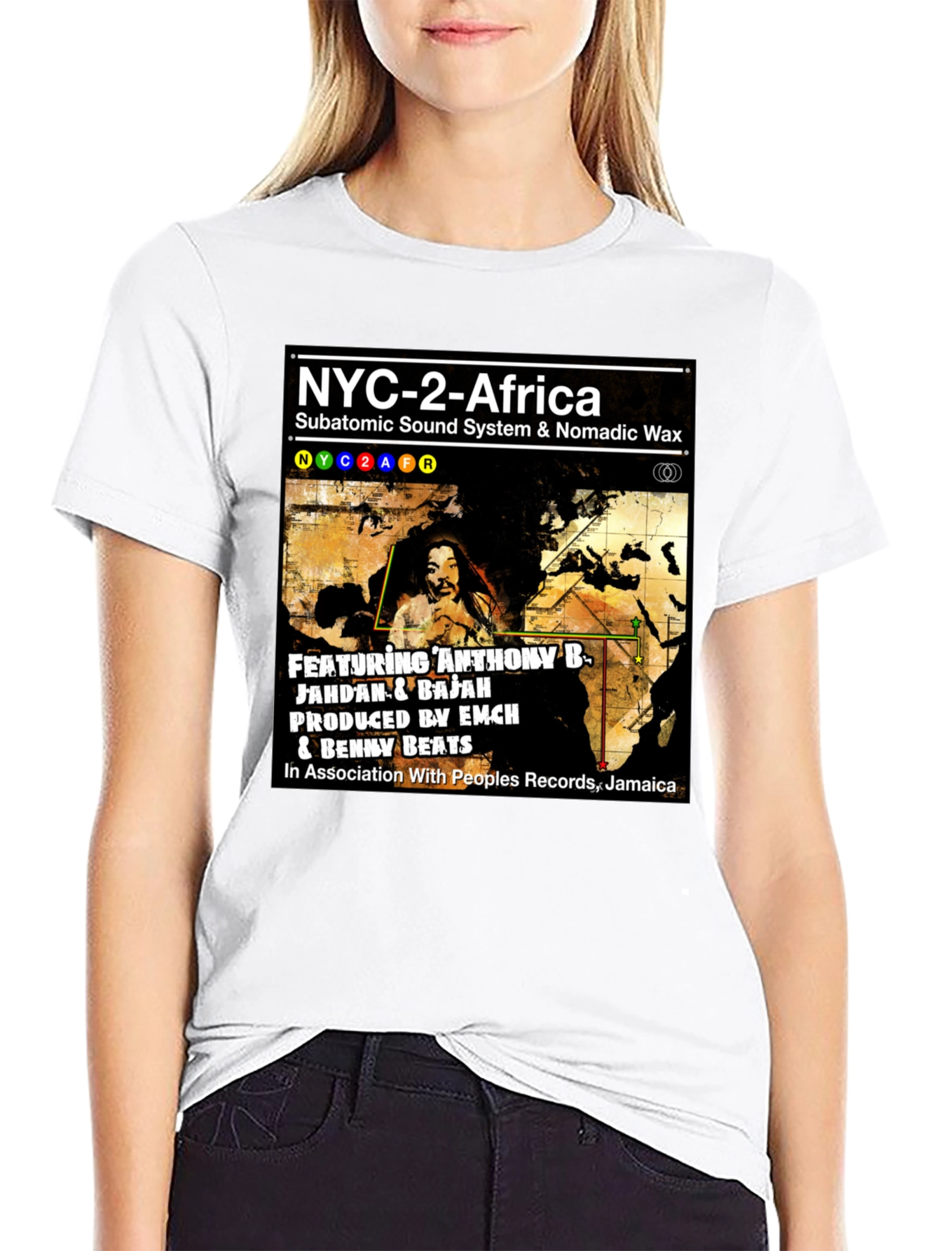 Camiseta NYC-2-Africa Subatomic Sound System