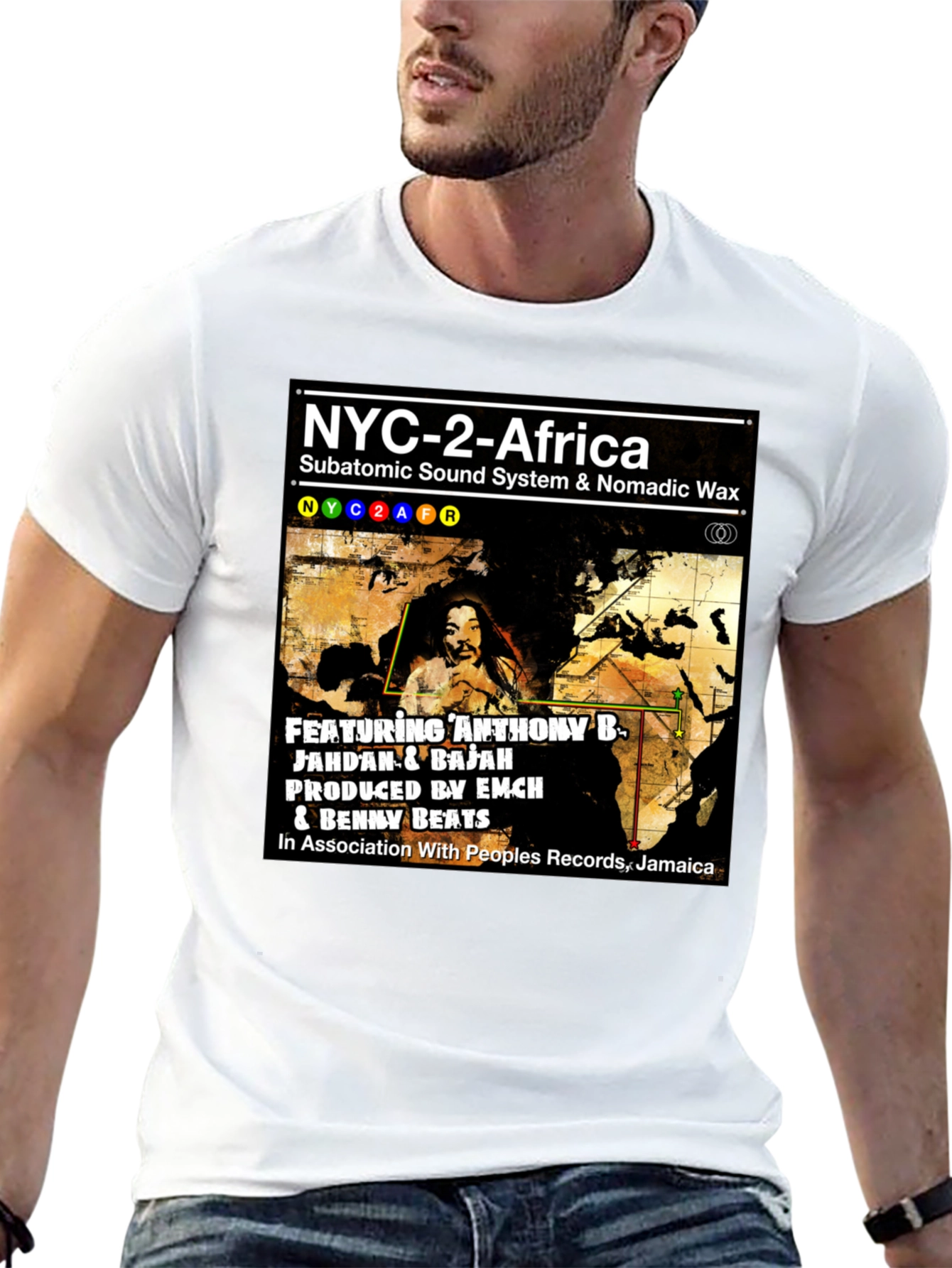 Camiseta NYC-2-Africa Subatomic Sound System