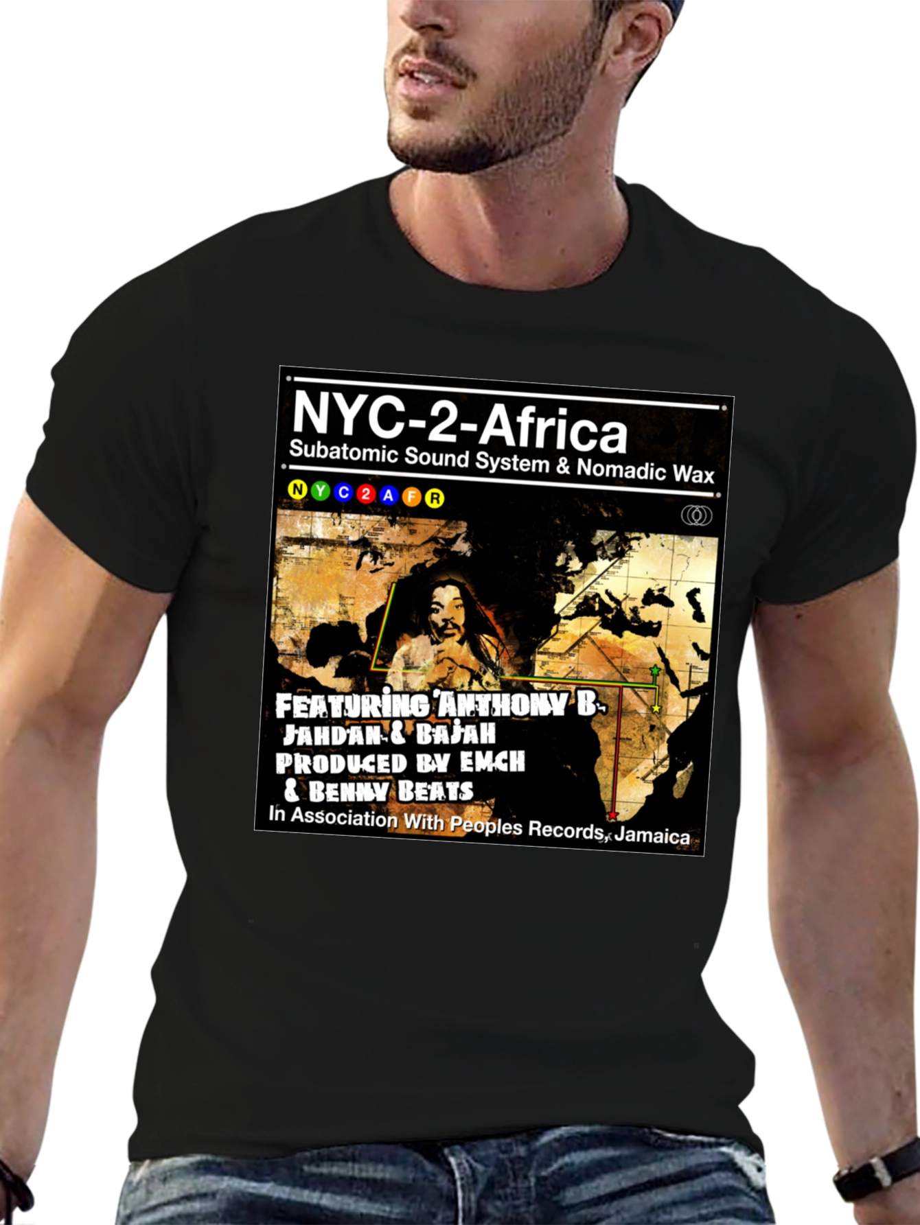 Camiseta NYC-2-Africa Subatomic Sound System