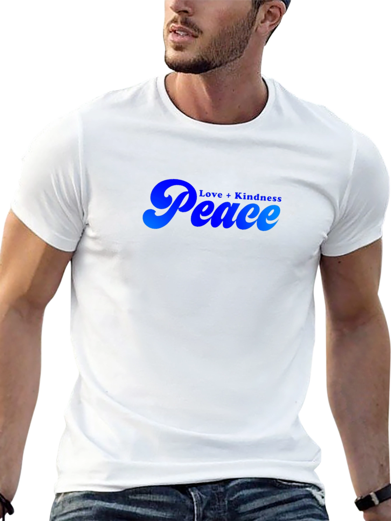Camiseta Negra Peace & Love