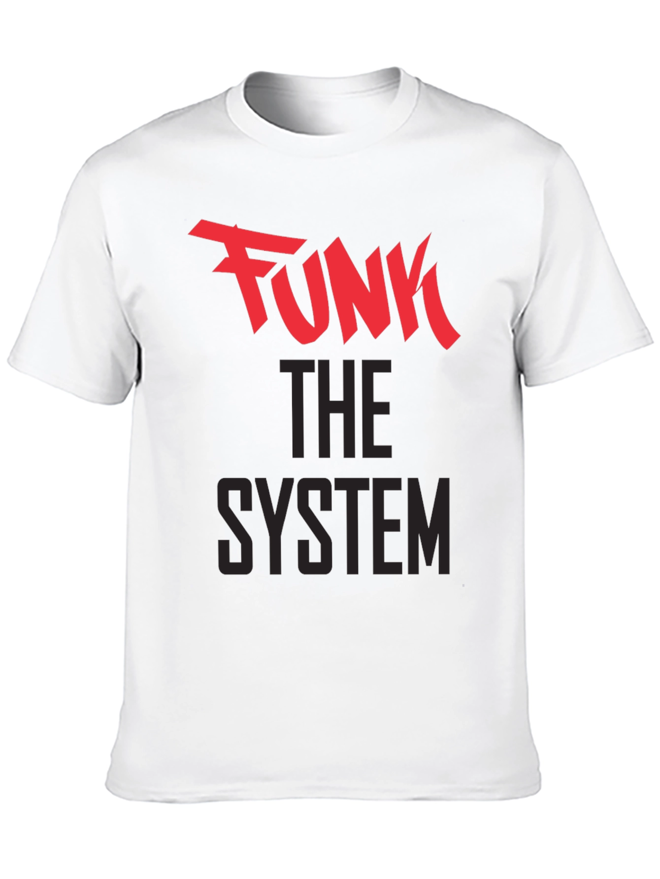 Camiseta Negra Funk The System para Hombre