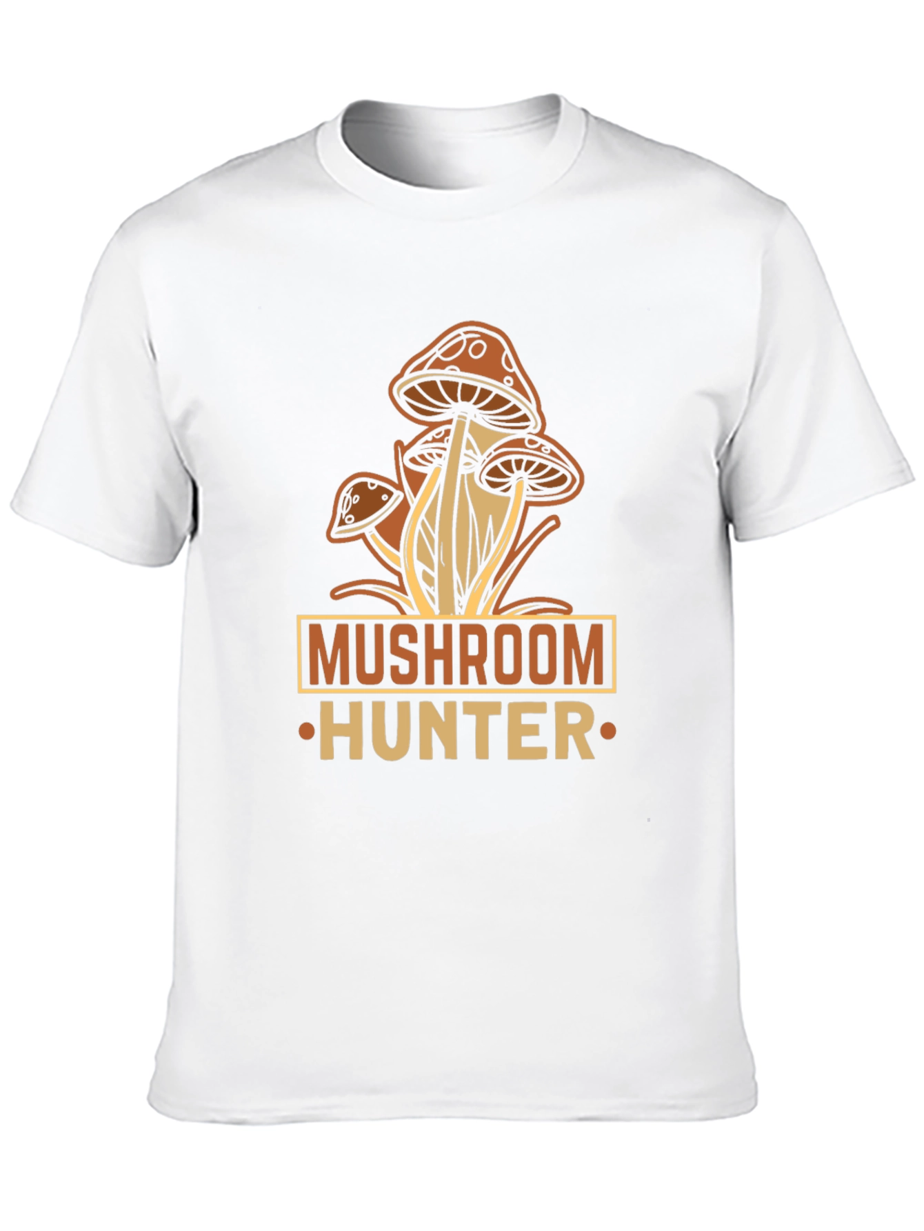 Camiseta Negra Mushroom Hunter para Aventureros