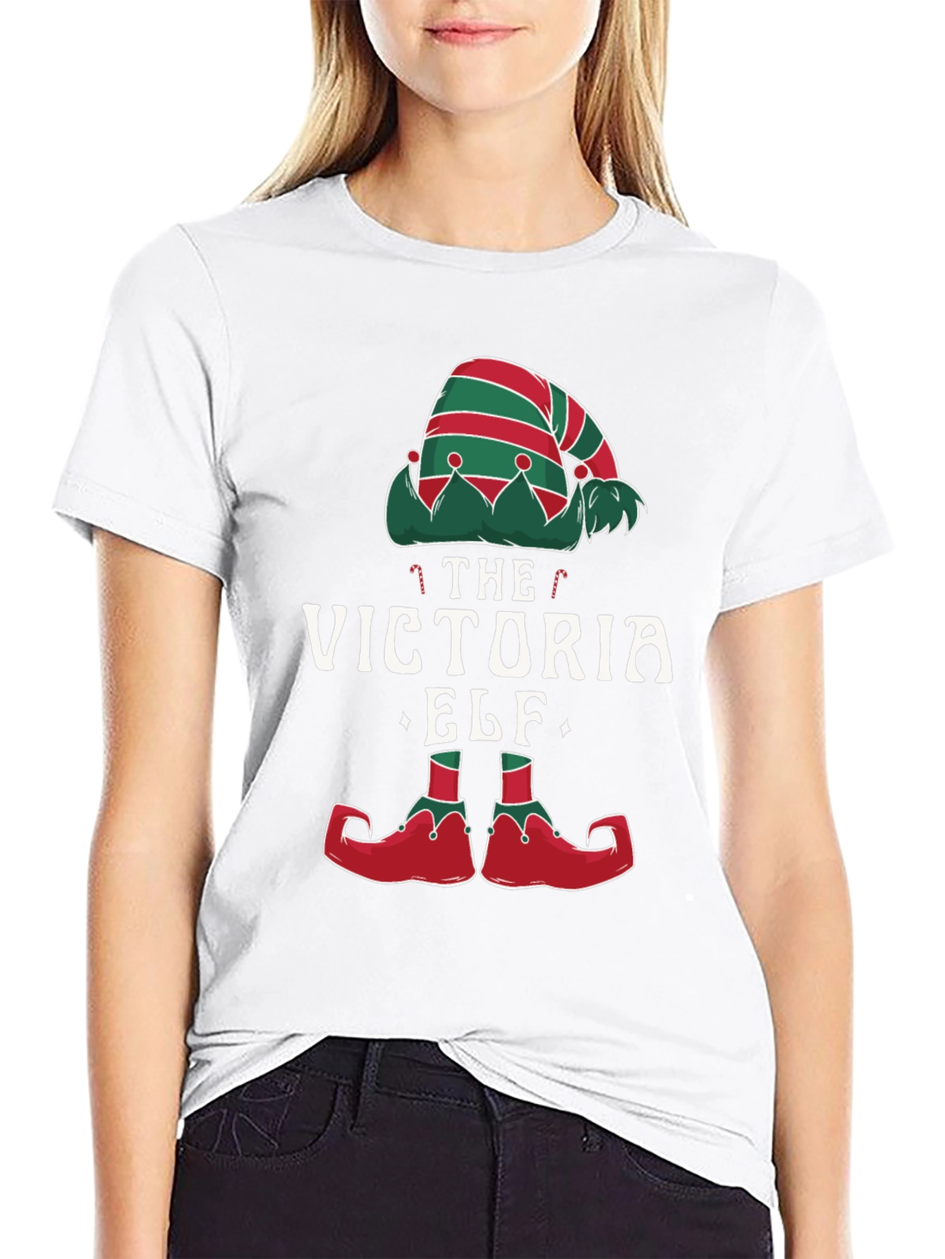 Camiseta Navideña Elfo Victoria