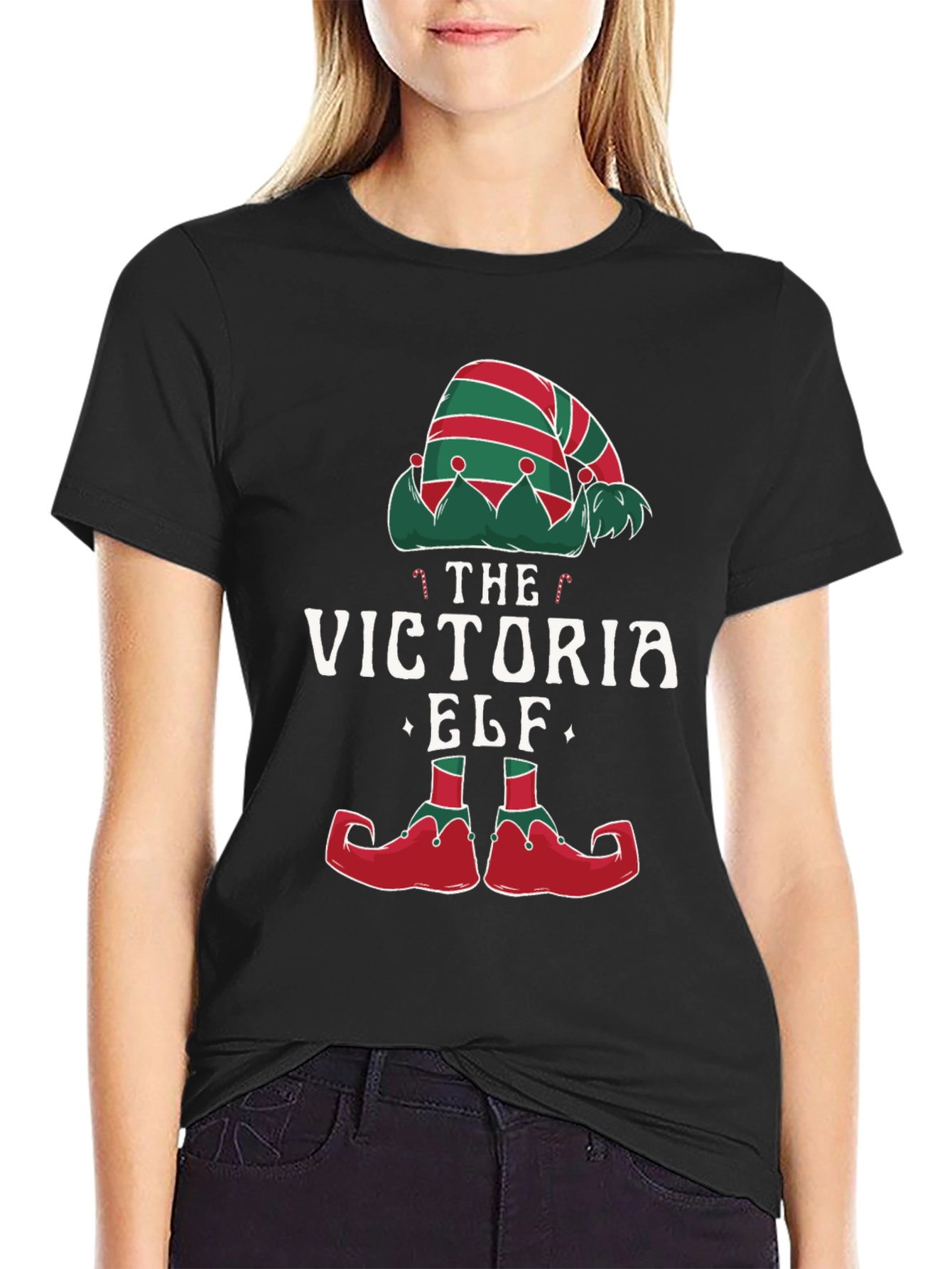 Camiseta Navideña Elfo Victoria