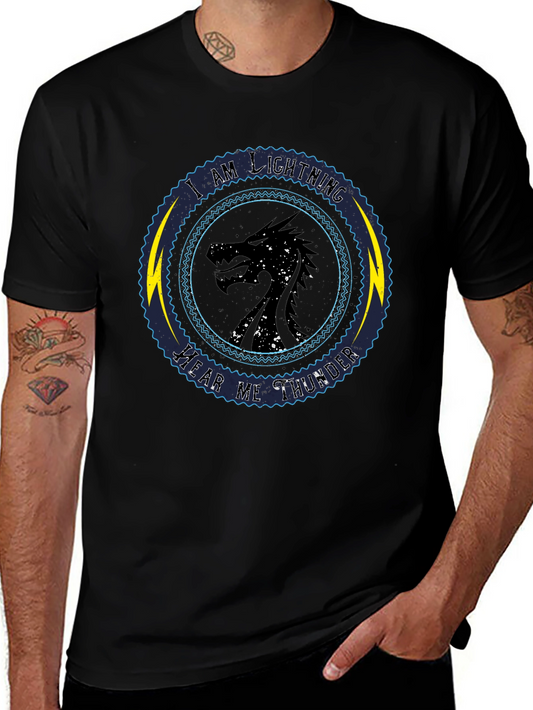 Camiseta Dragón Soy Relámpago Oye mi Trueno