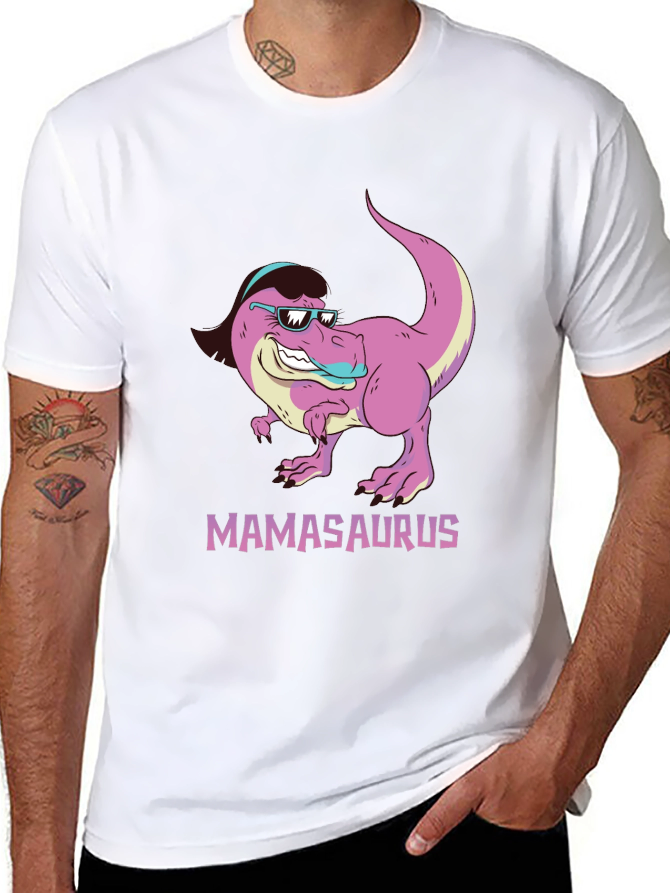 Camiseta Negra Mamasaurus