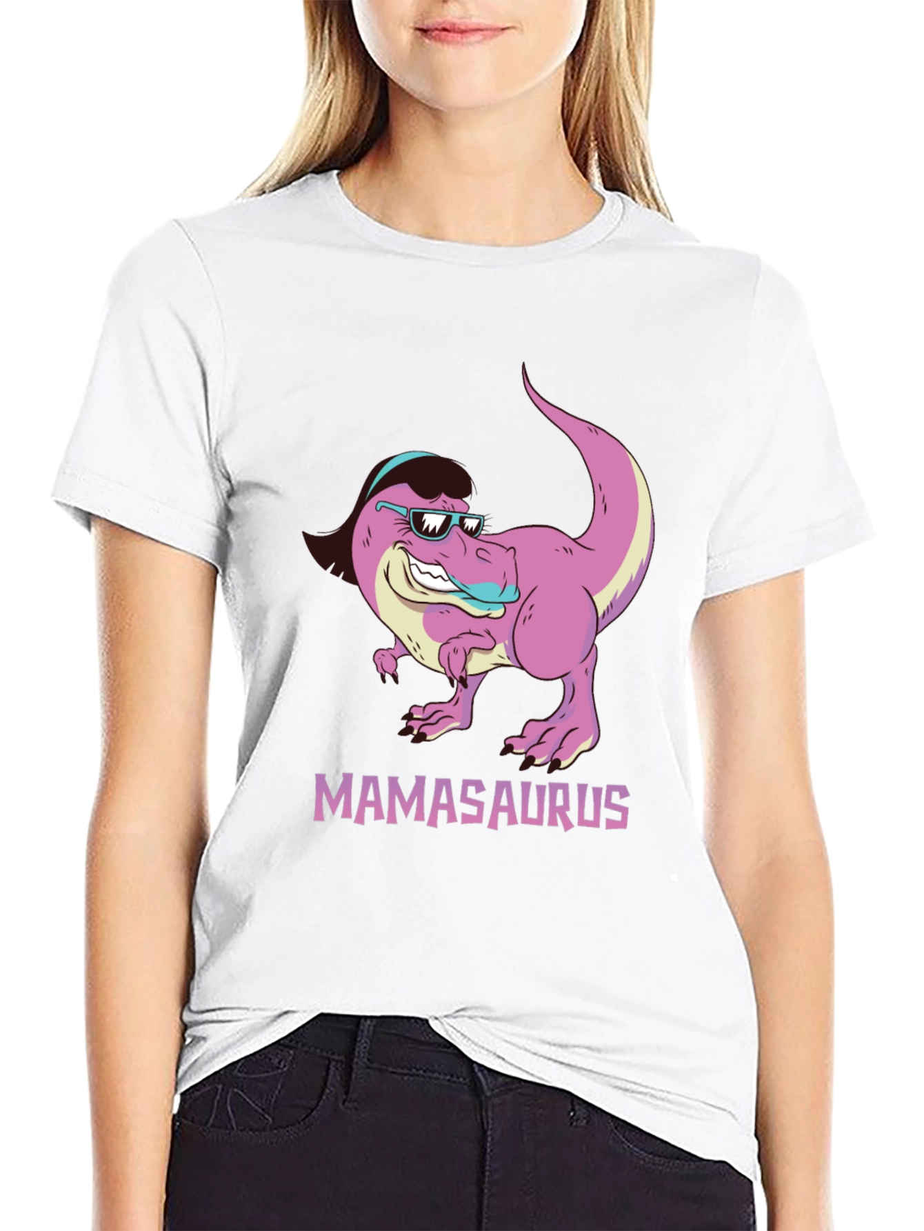 Camiseta Negra Mamasaurus