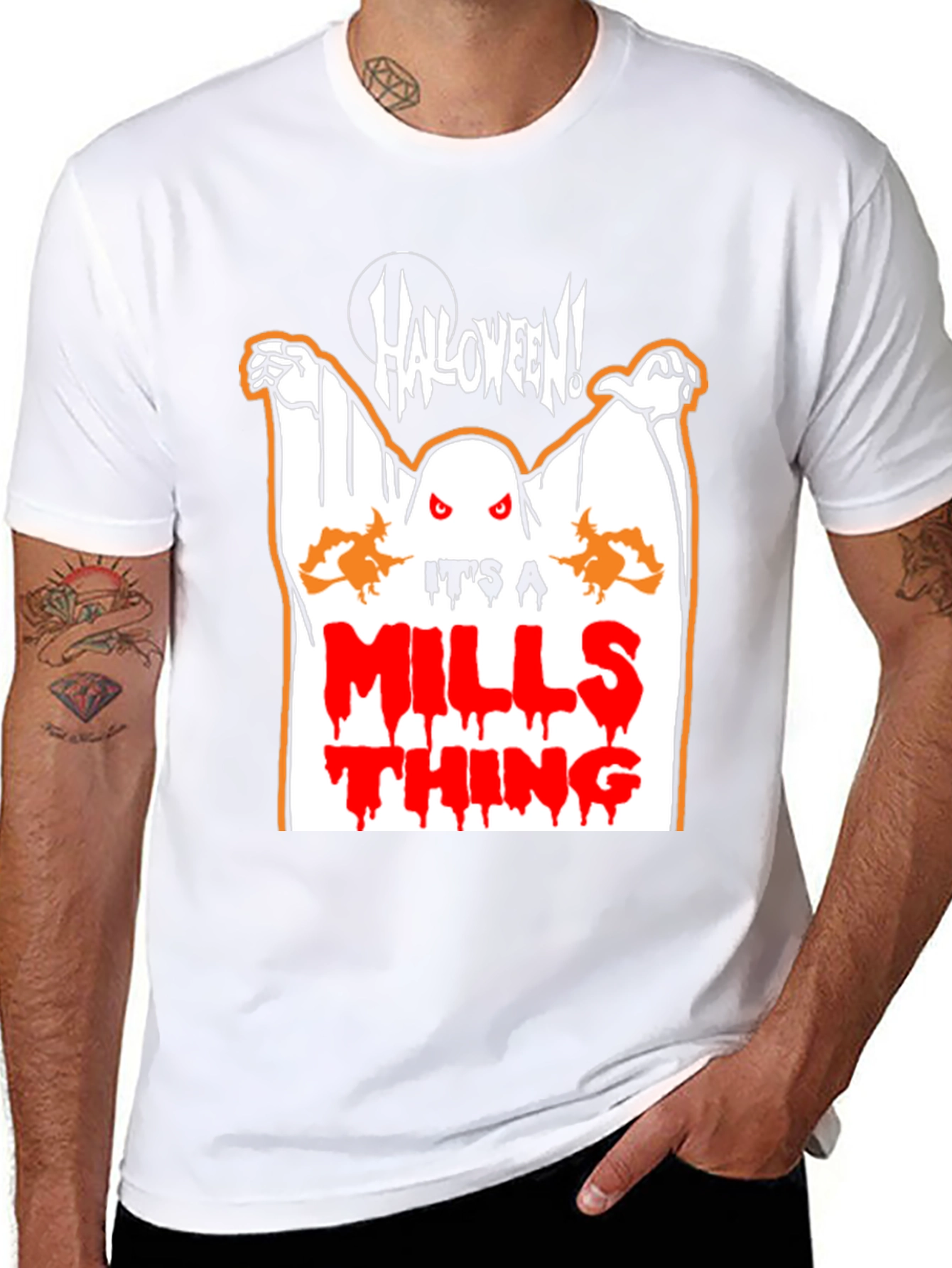 Camiseta Halloween Es Cosa de Mills