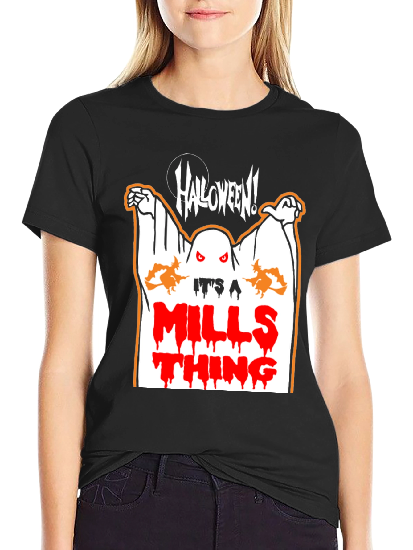 Camiseta Halloween Es Cosa de Mills