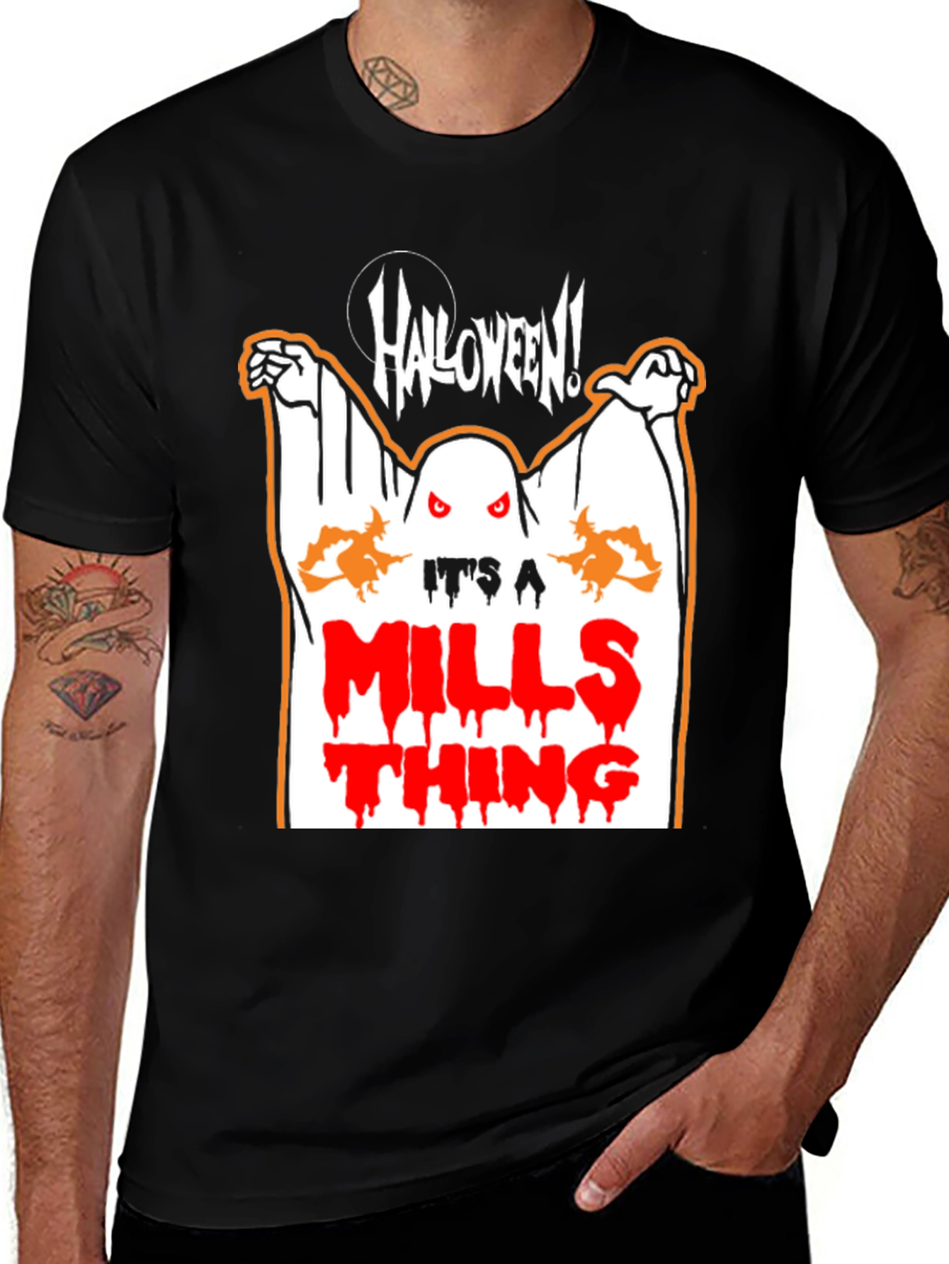 Camiseta Halloween Es Cosa de Mills