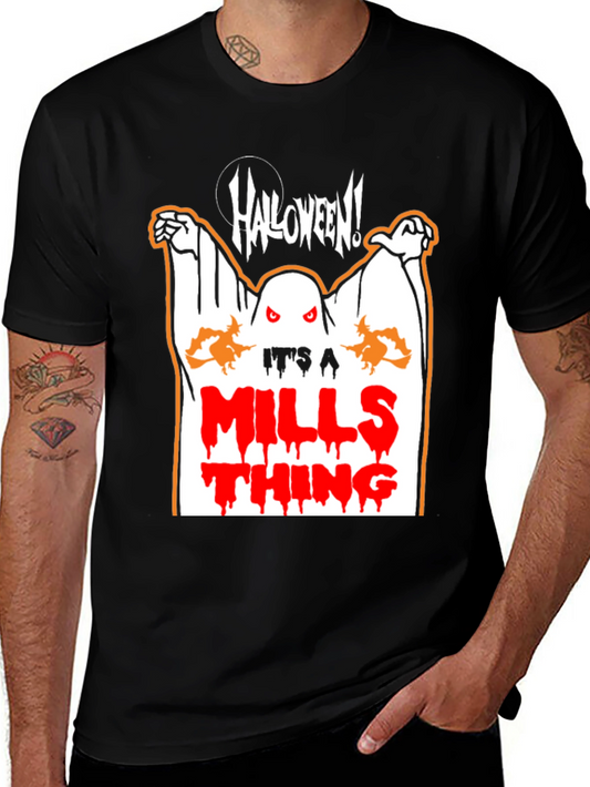 Camiseta Halloween Es Cosa de Mills