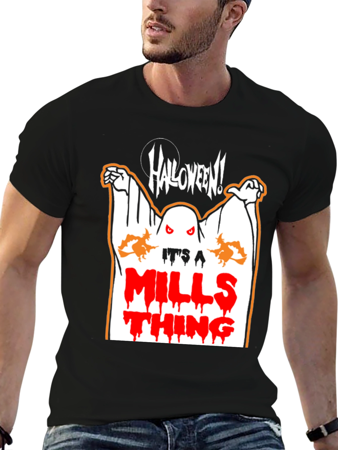 Camiseta Halloween Es Cosa de Mills