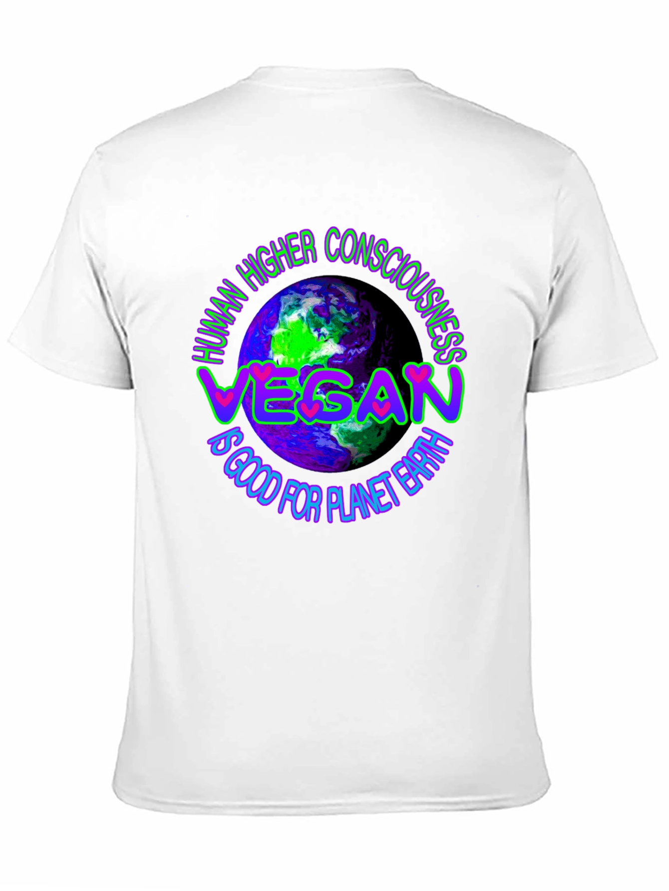 Camiseta Vegana: Conciencia y Planeta Tierra