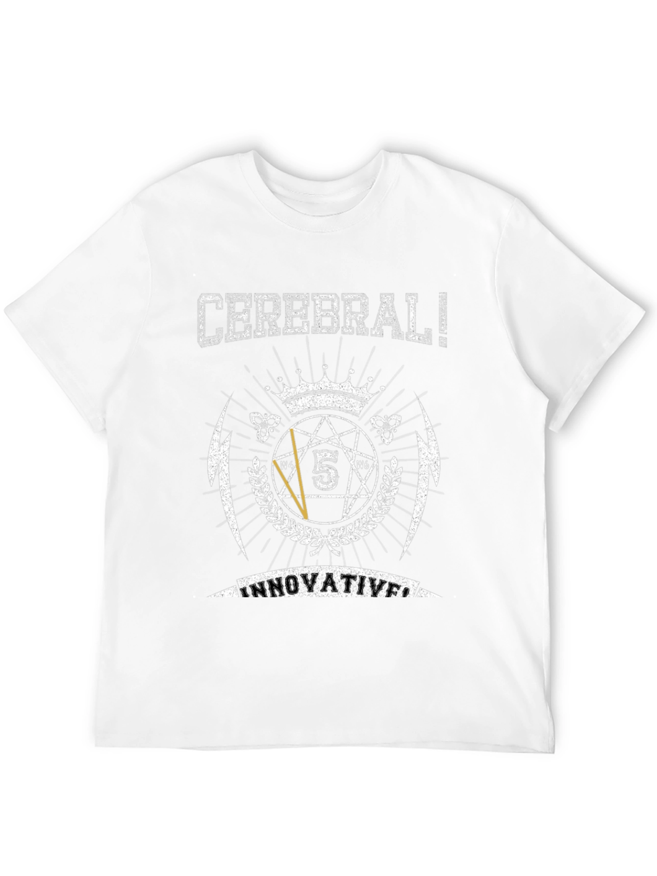 Camiseta Negra: Diseño Cerebral Innovador