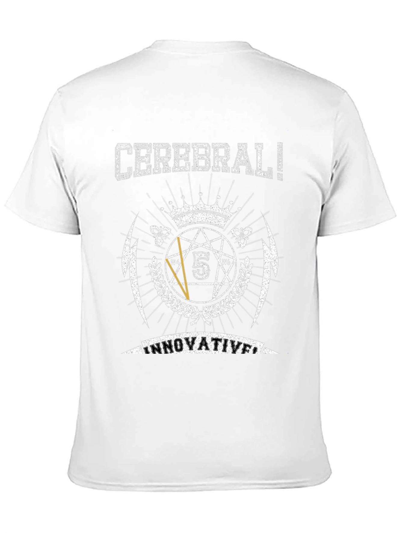 Camiseta Negra: Diseño Cerebral Innovador