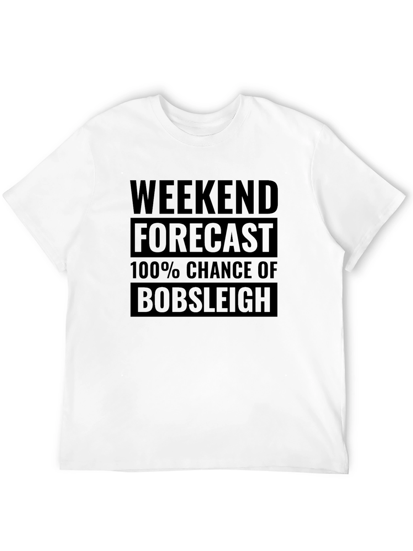 Camiseta Negra: Pronóstico Bobsleigh