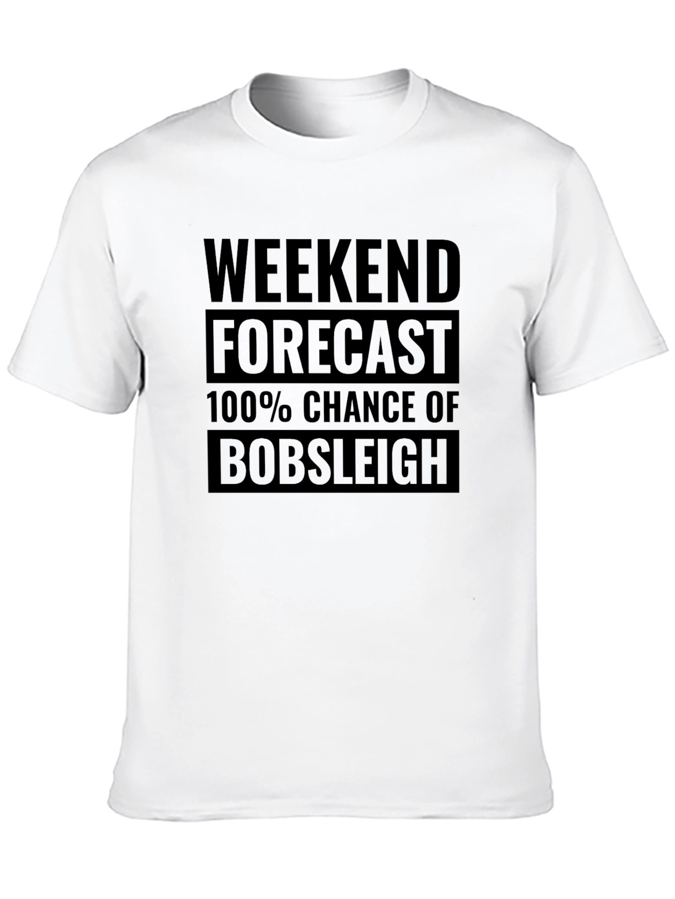 Camiseta Negra: Pronóstico Bobsleigh