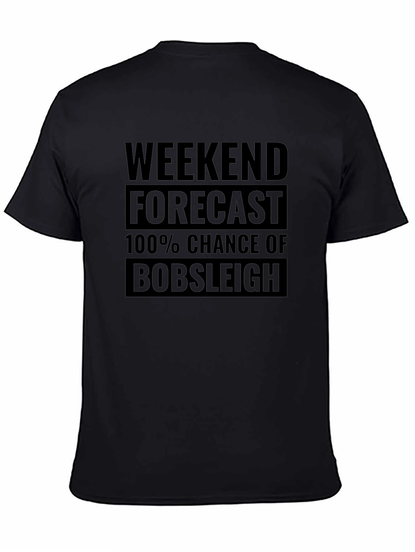 Camiseta Negra: Pronóstico Bobsleigh