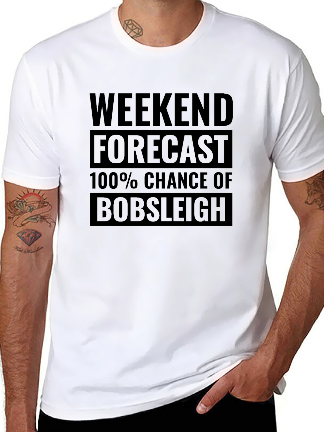 Camiseta Negra: Pronóstico Bobsleigh