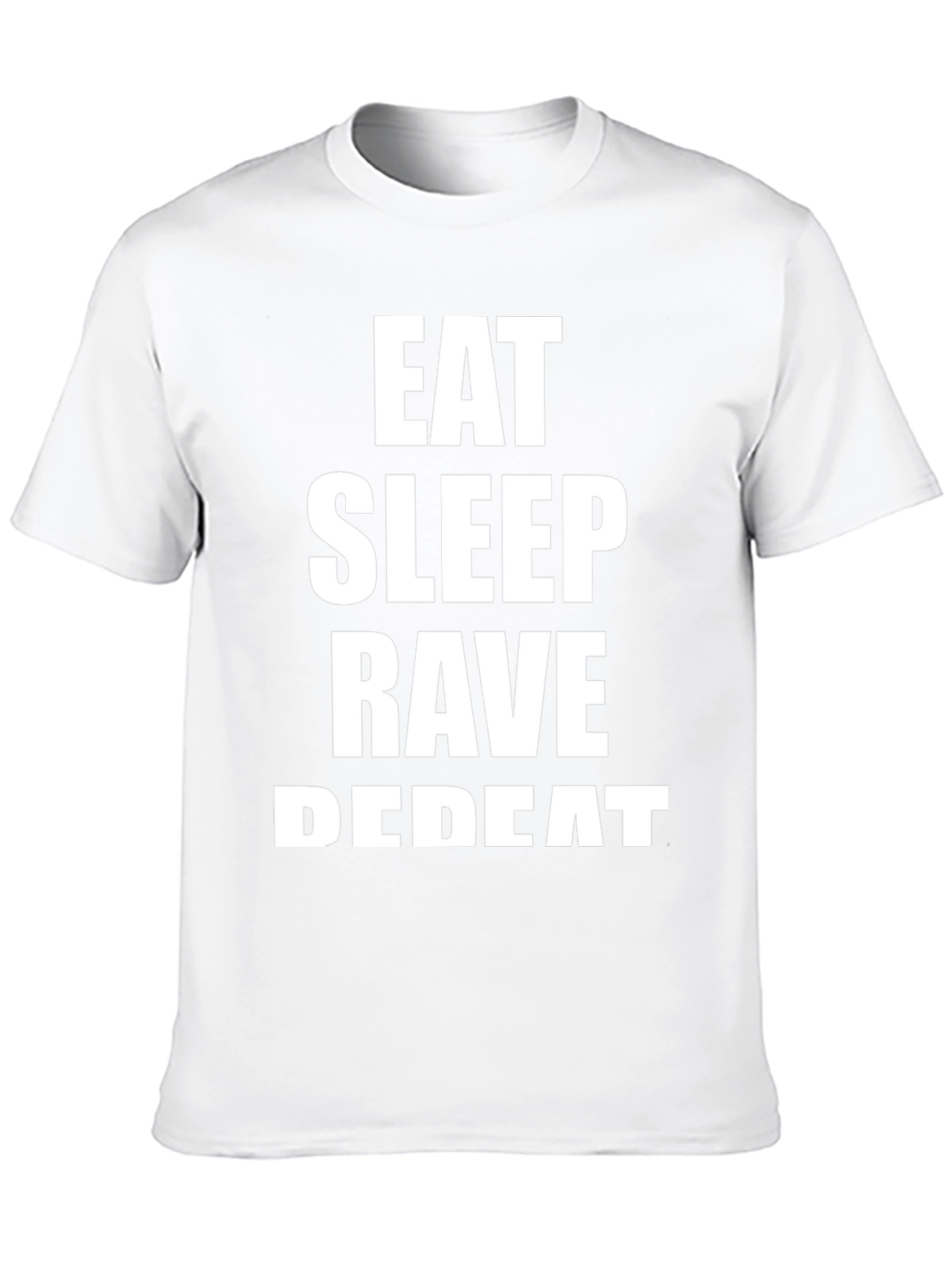 Camiseta Negra Eat Sleep Rave Repeat