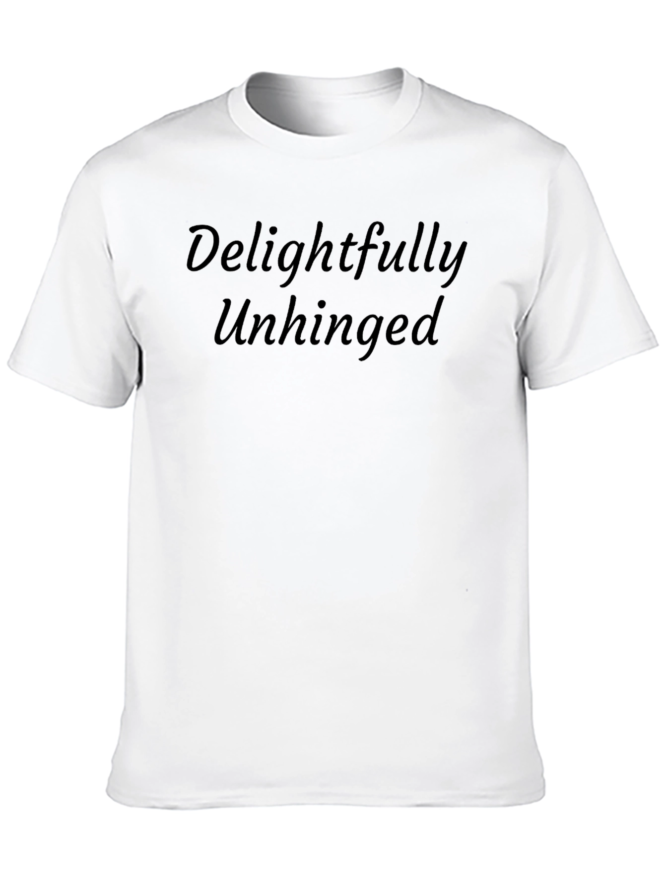 Camiseta Negra Delightfully Unhinged