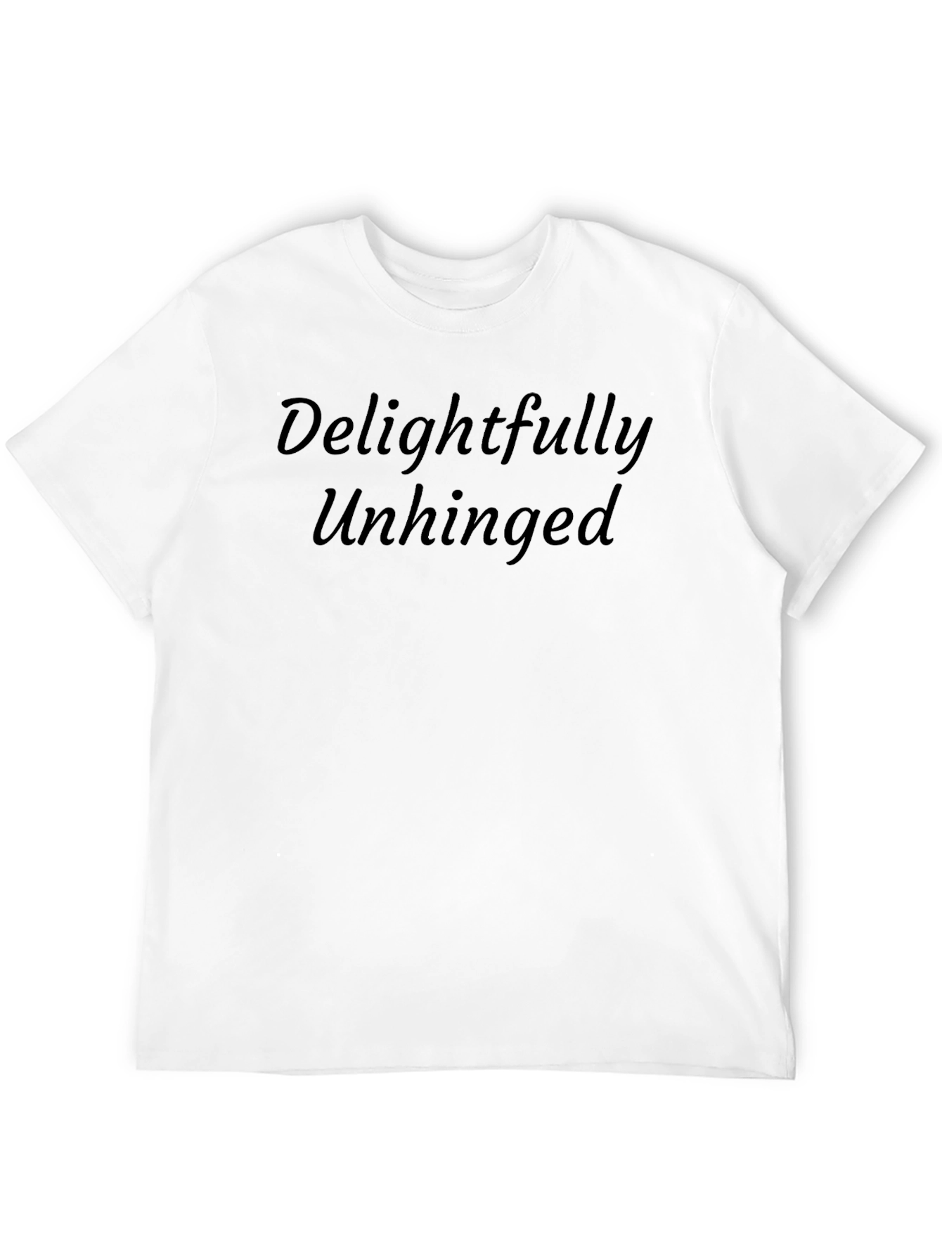 Camiseta Negra Delightfully Unhinged