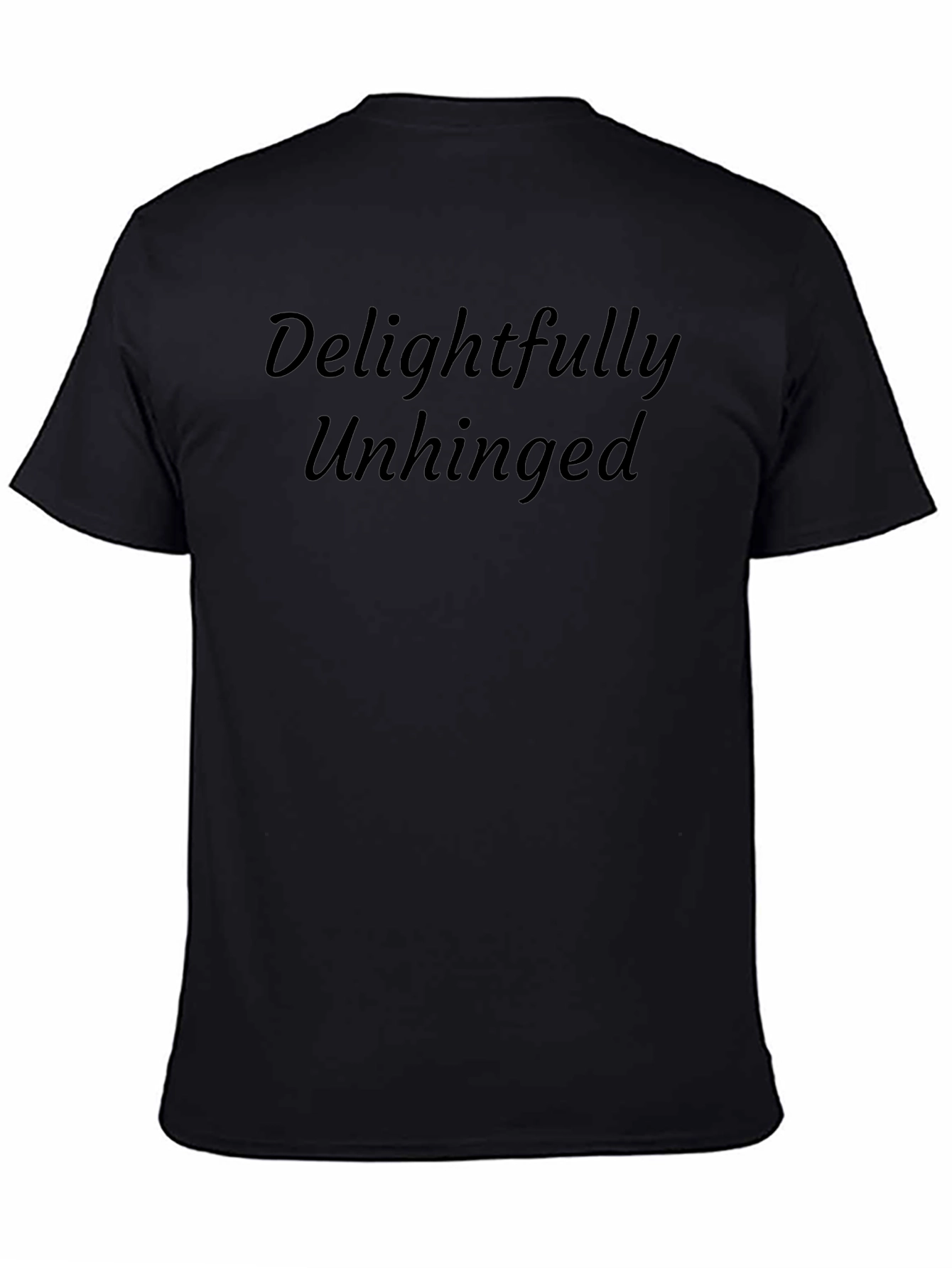 Camiseta Negra Delightfully Unhinged