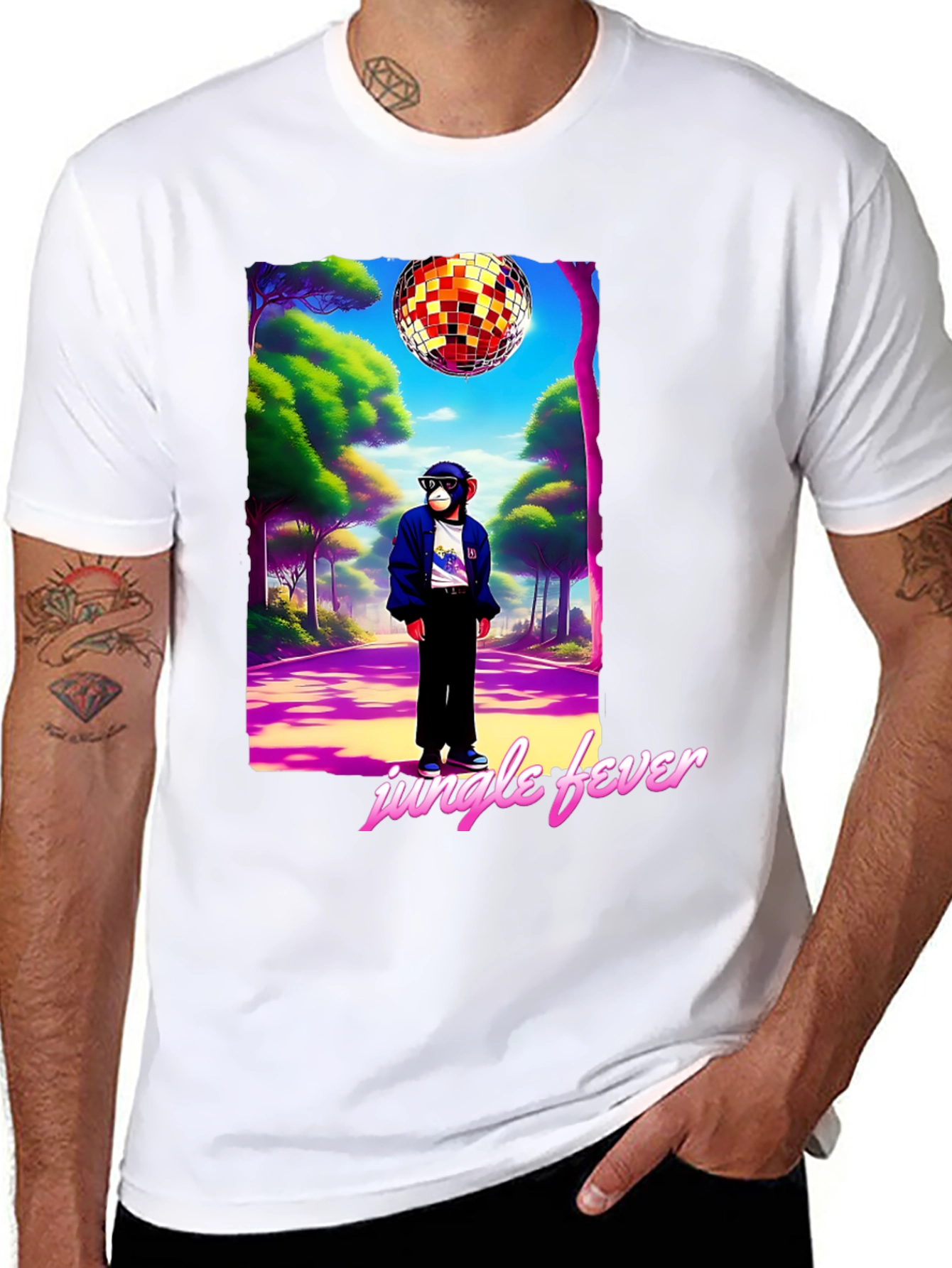 Camiseta Jungle Fever con Diseño Artístico