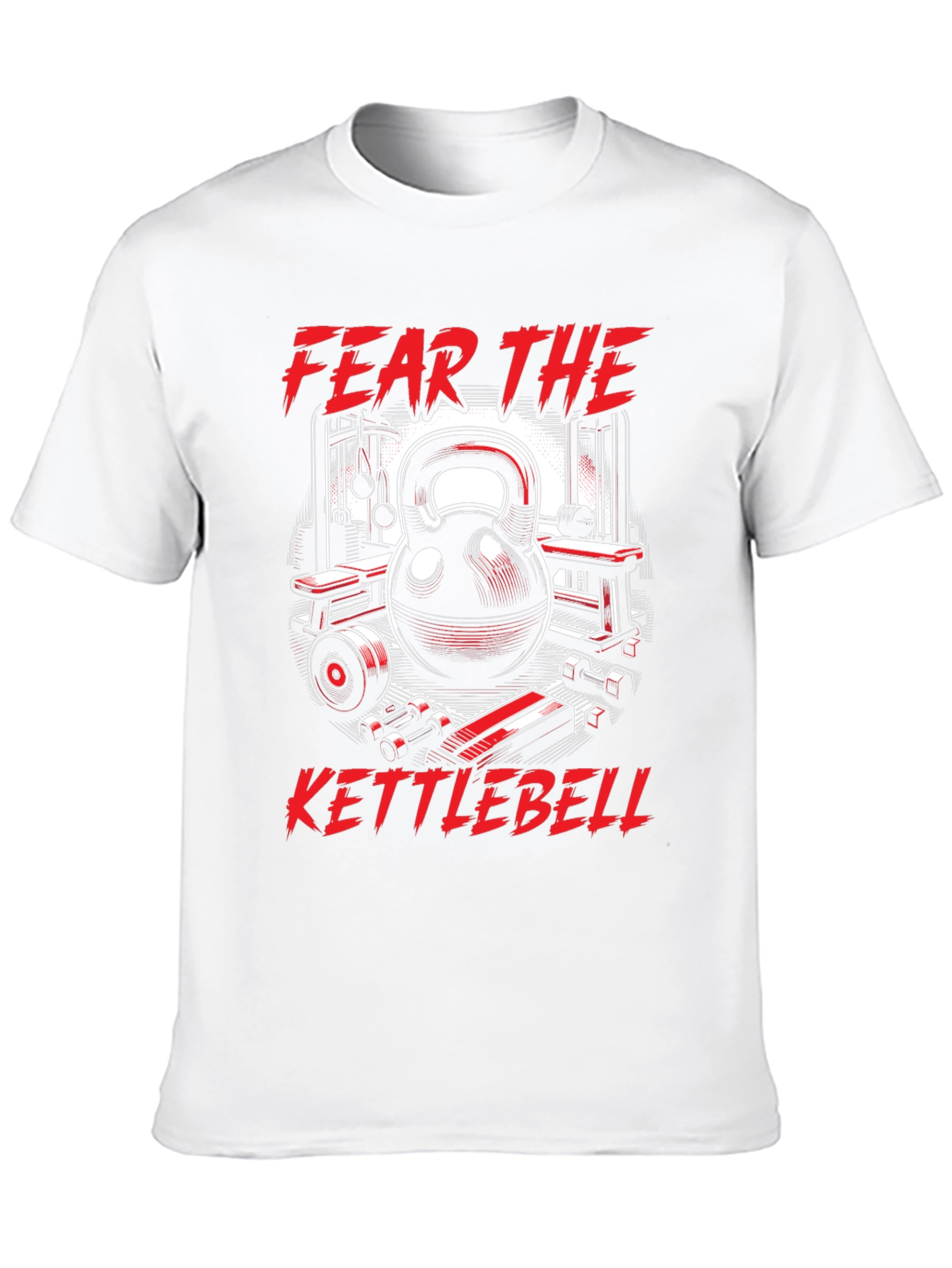 Camiseta Fitness Fear The Kettlebell