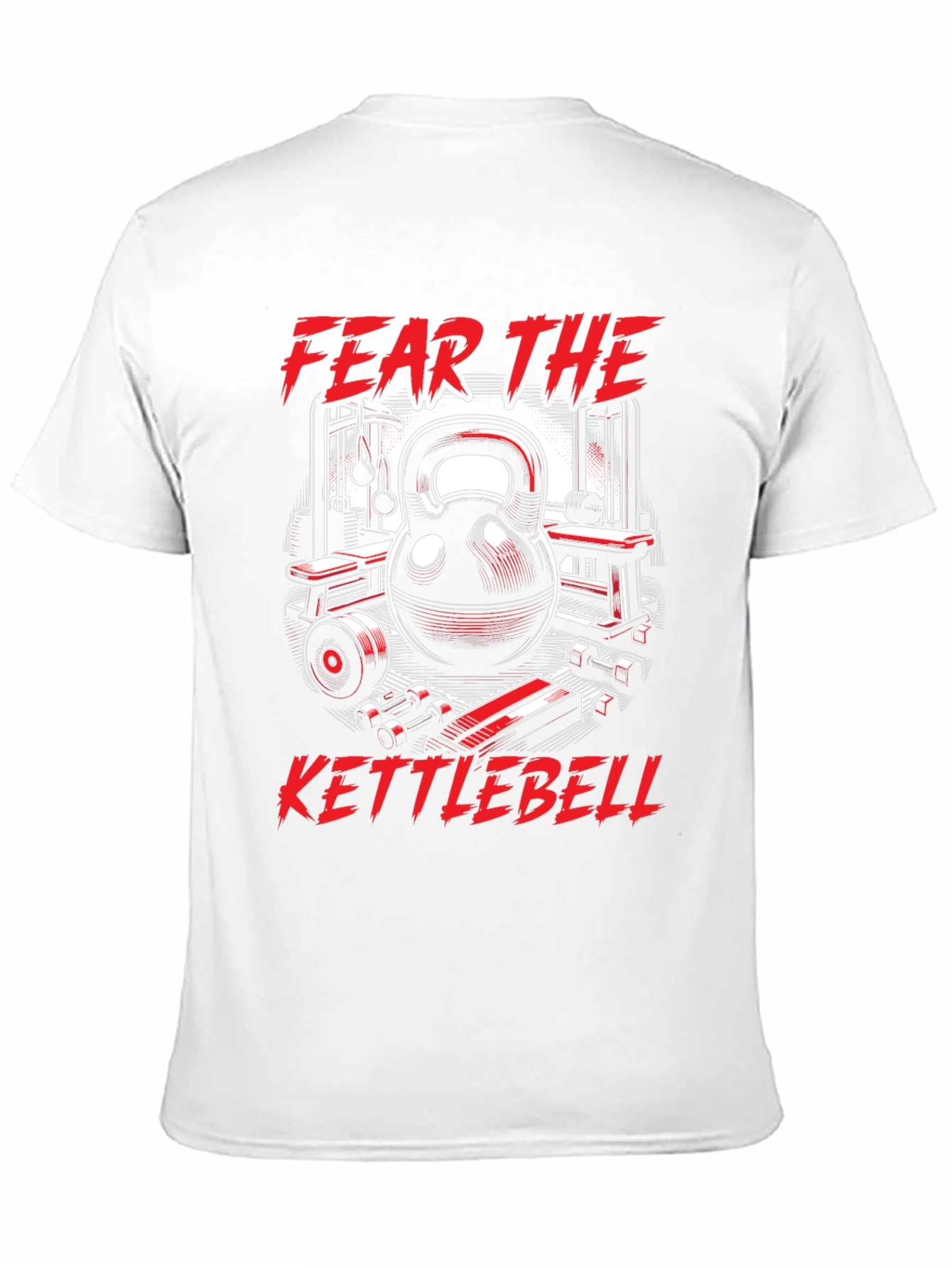 Camiseta Fitness Fear The Kettlebell