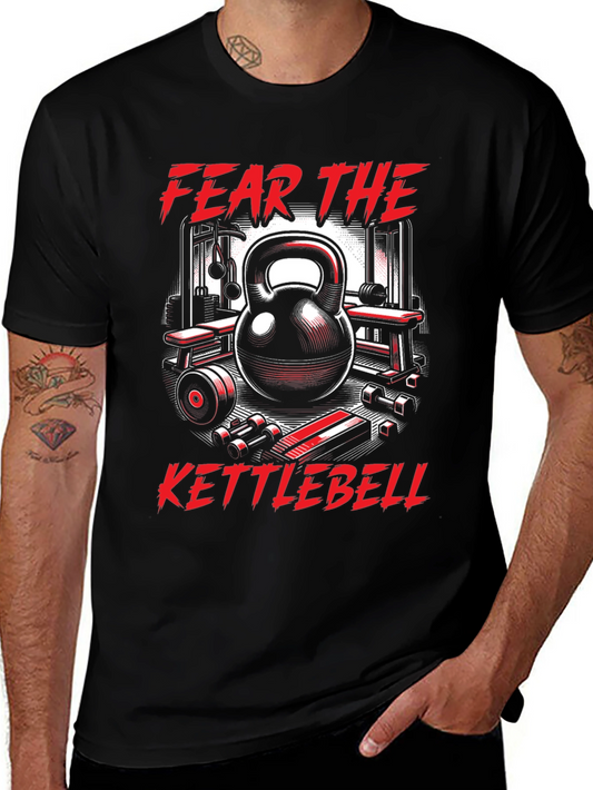 Camiseta Fitness Fear The Kettlebell