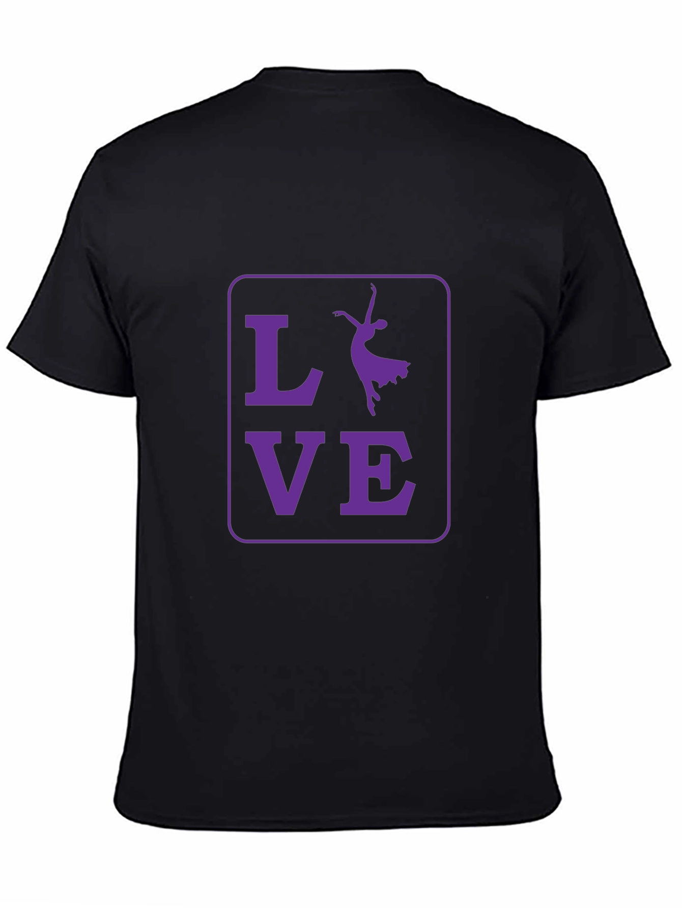 Camiseta Negra Amor Bailarina