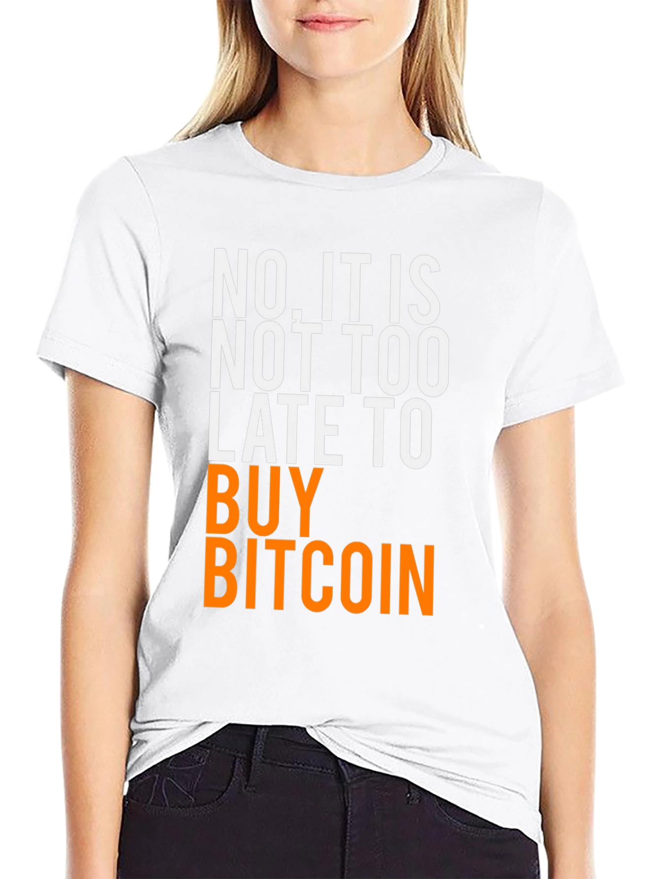 Camiseta Bitcoin: ¡Nunca es tarde!