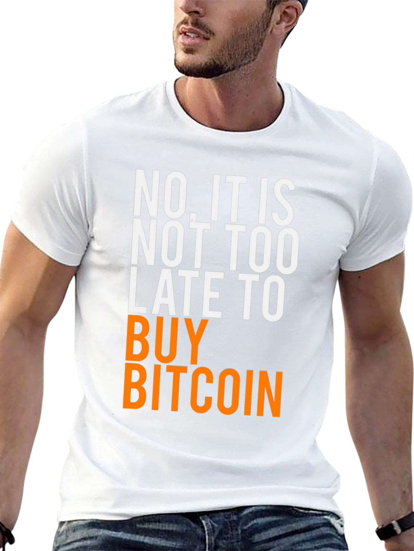 Camiseta Bitcoin: ¡Nunca es tarde!