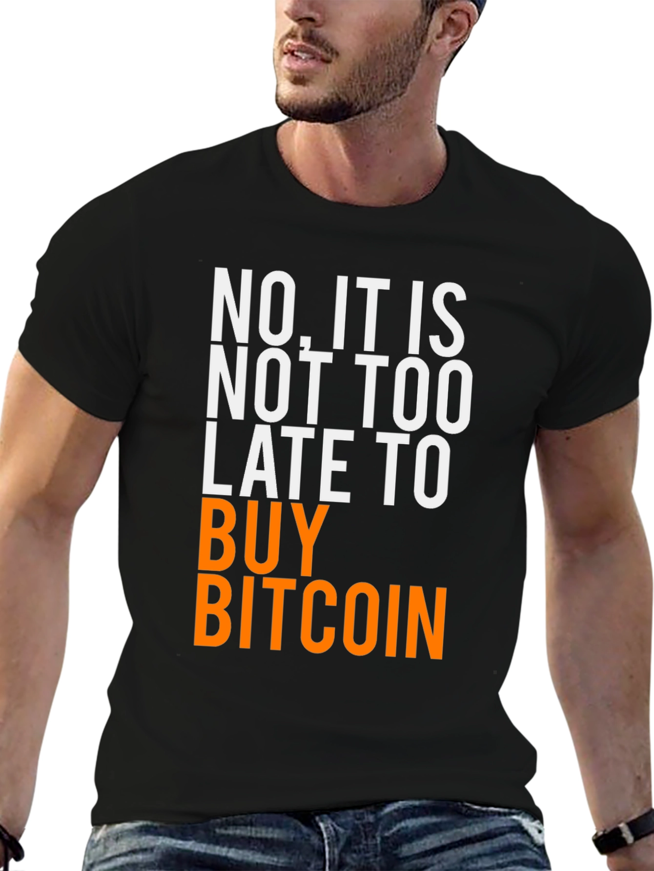 Camiseta Bitcoin: ¡Nunca es tarde!