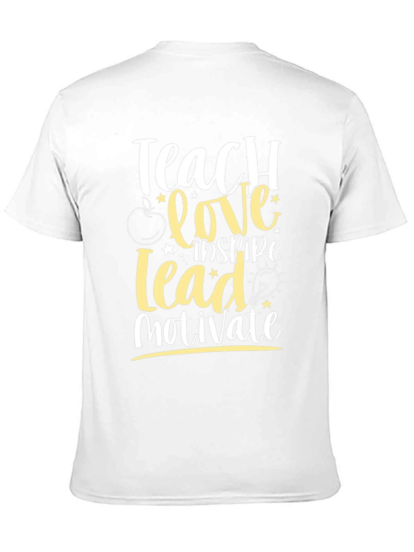 Camiseta Negra Teach Love Inspire Lead Motivate