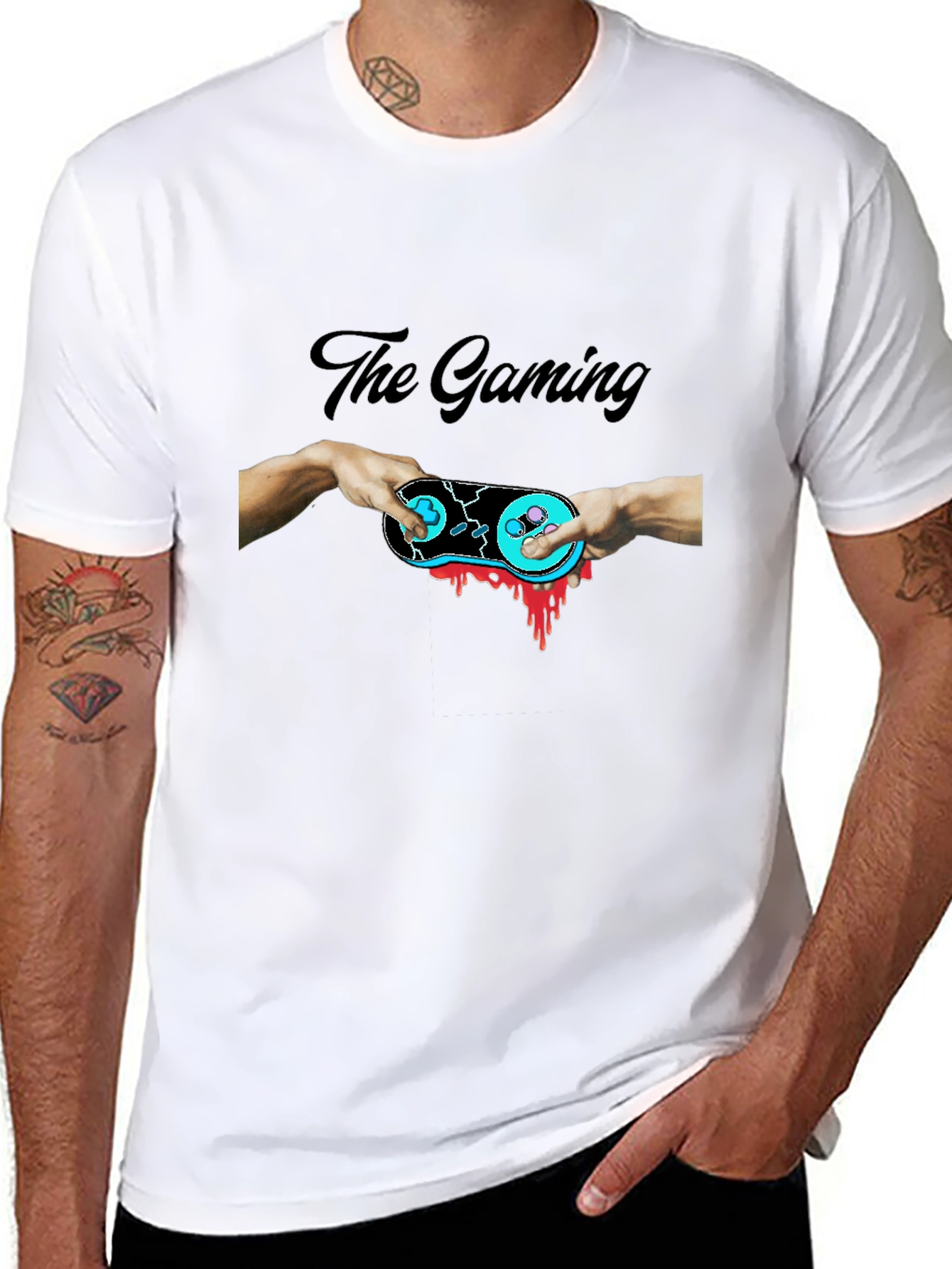 Camiseta Negra Gamer: La Creación del Juego
