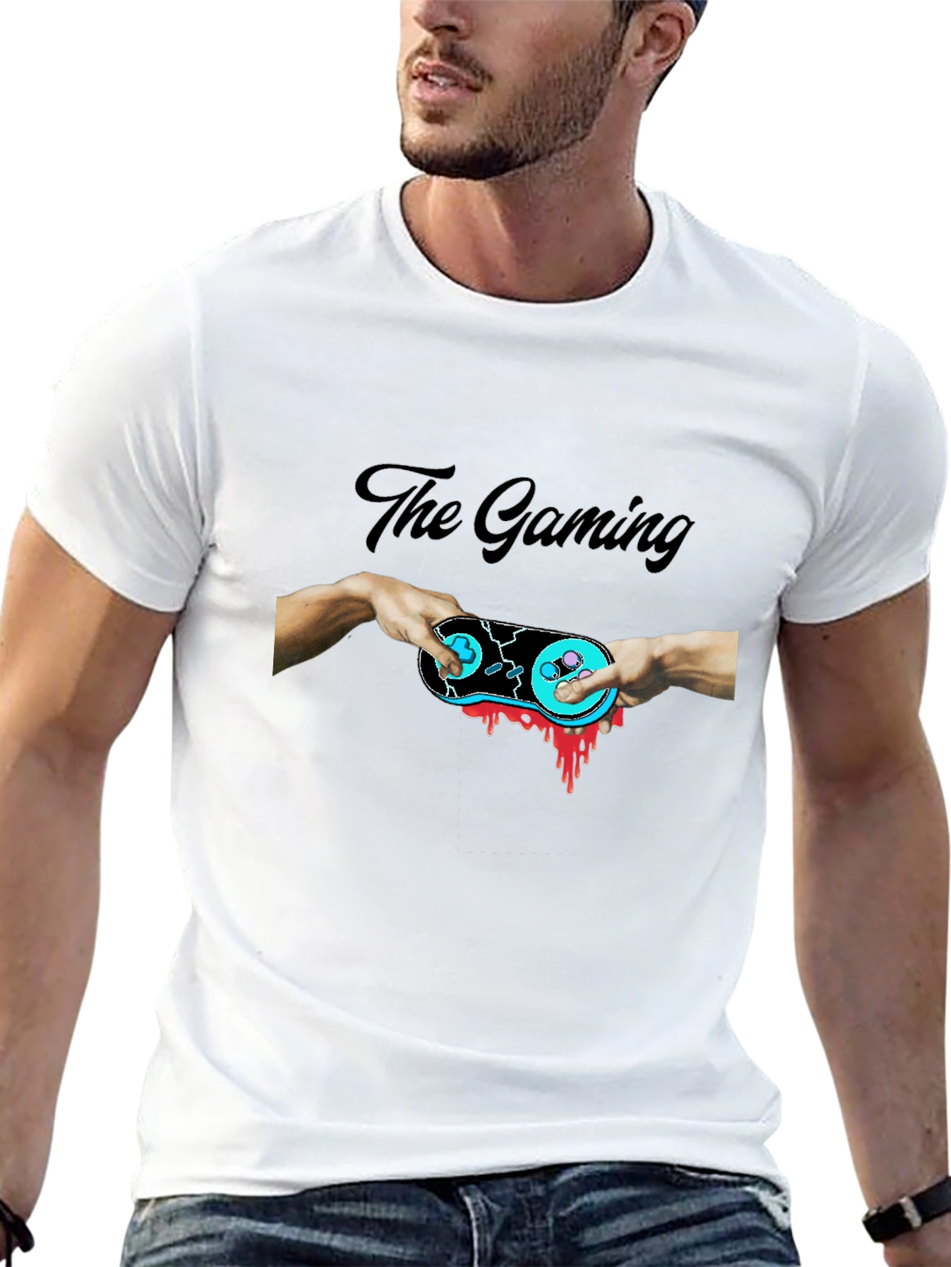 Camiseta Negra Gamer: La Creación del Juego