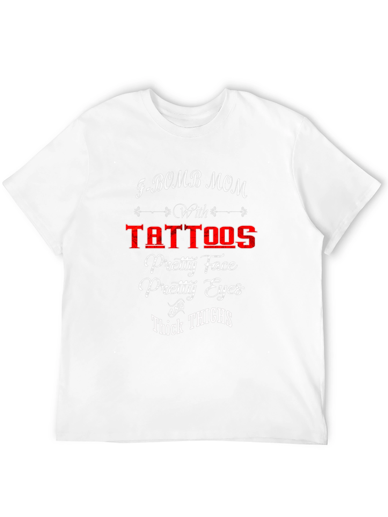 Camiseta Negra con Diseño Gráfico para Mamás con Tatuajes