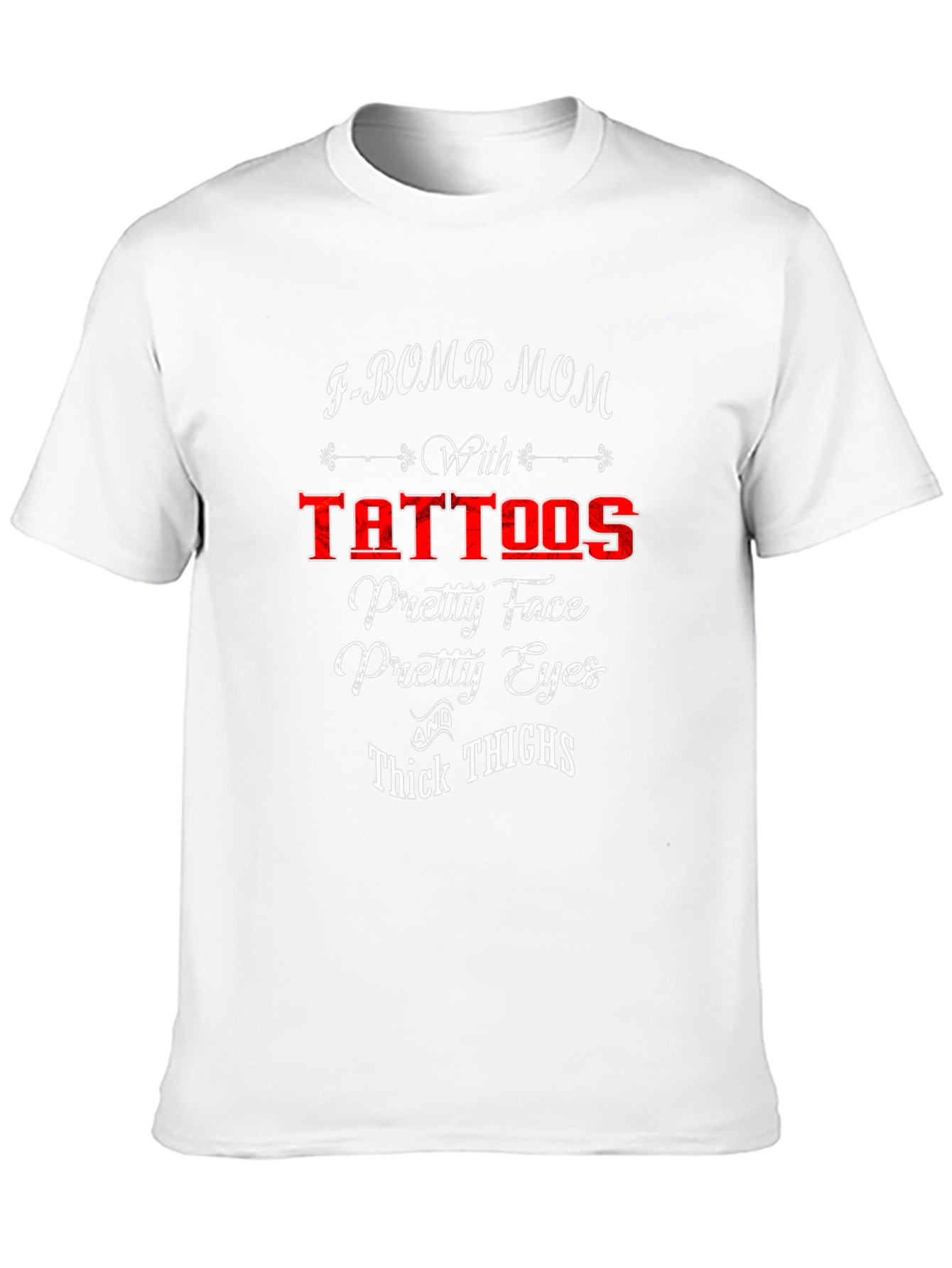 Camiseta Negra con Diseño Gráfico para Mamás con Tatuajes