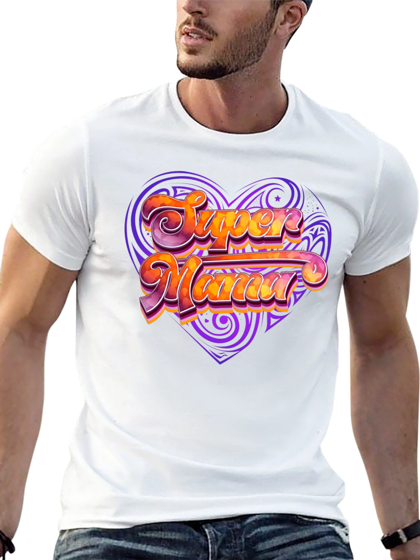 Camiseta Negra Super Mama