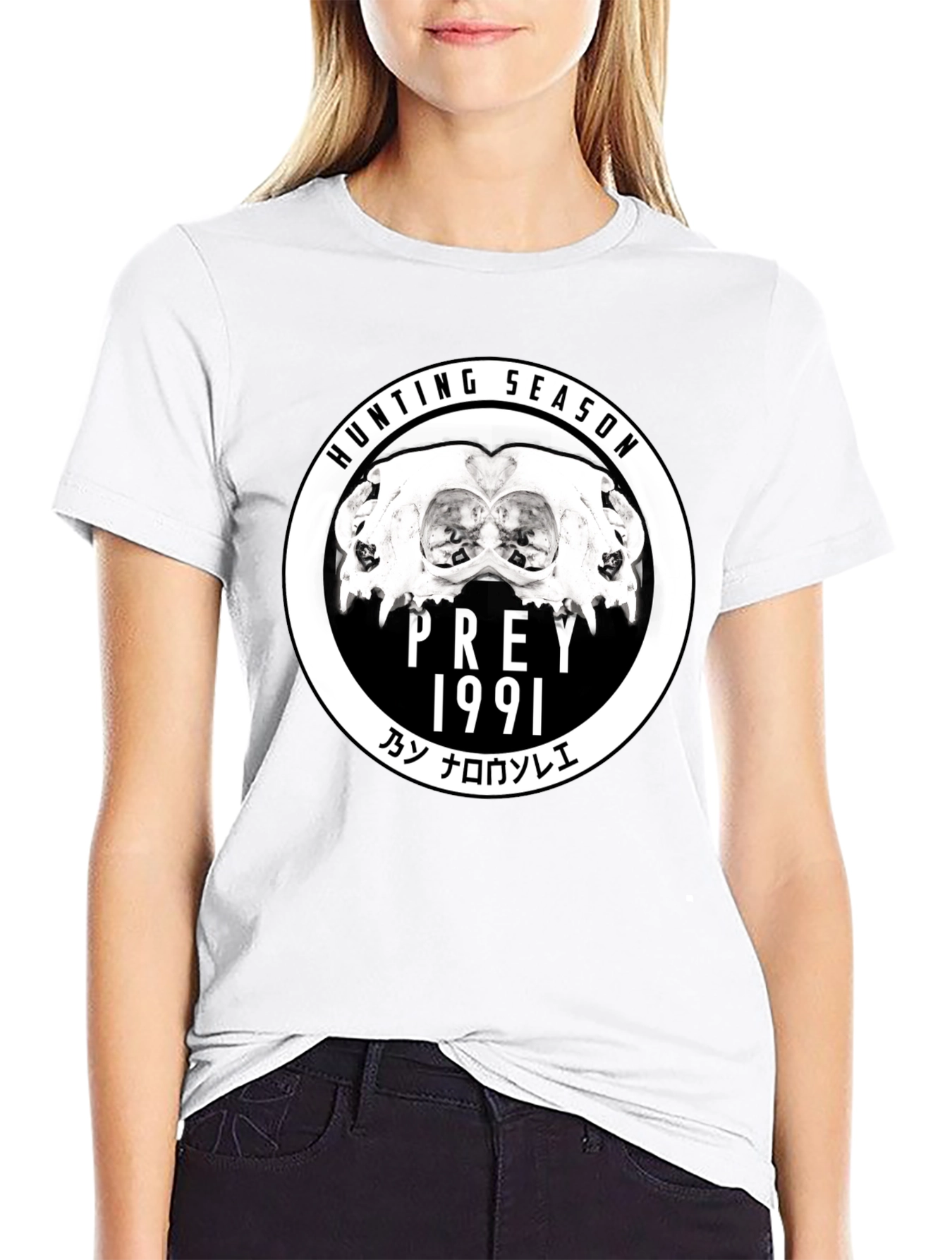 Camiseta Negra Hunting Season Prey 1991