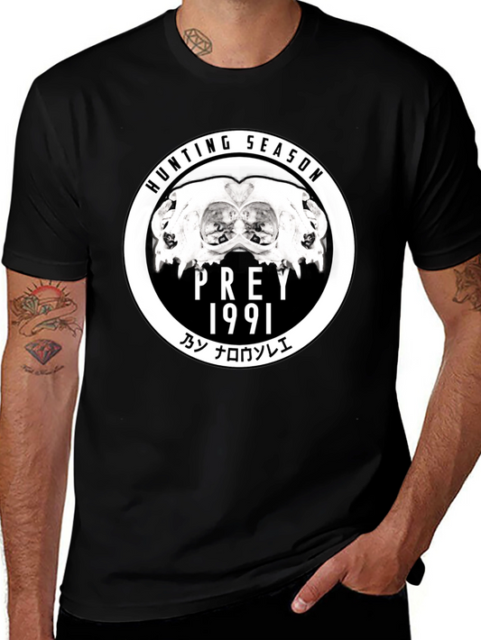 Camiseta Negra Hunting Season Prey 1991