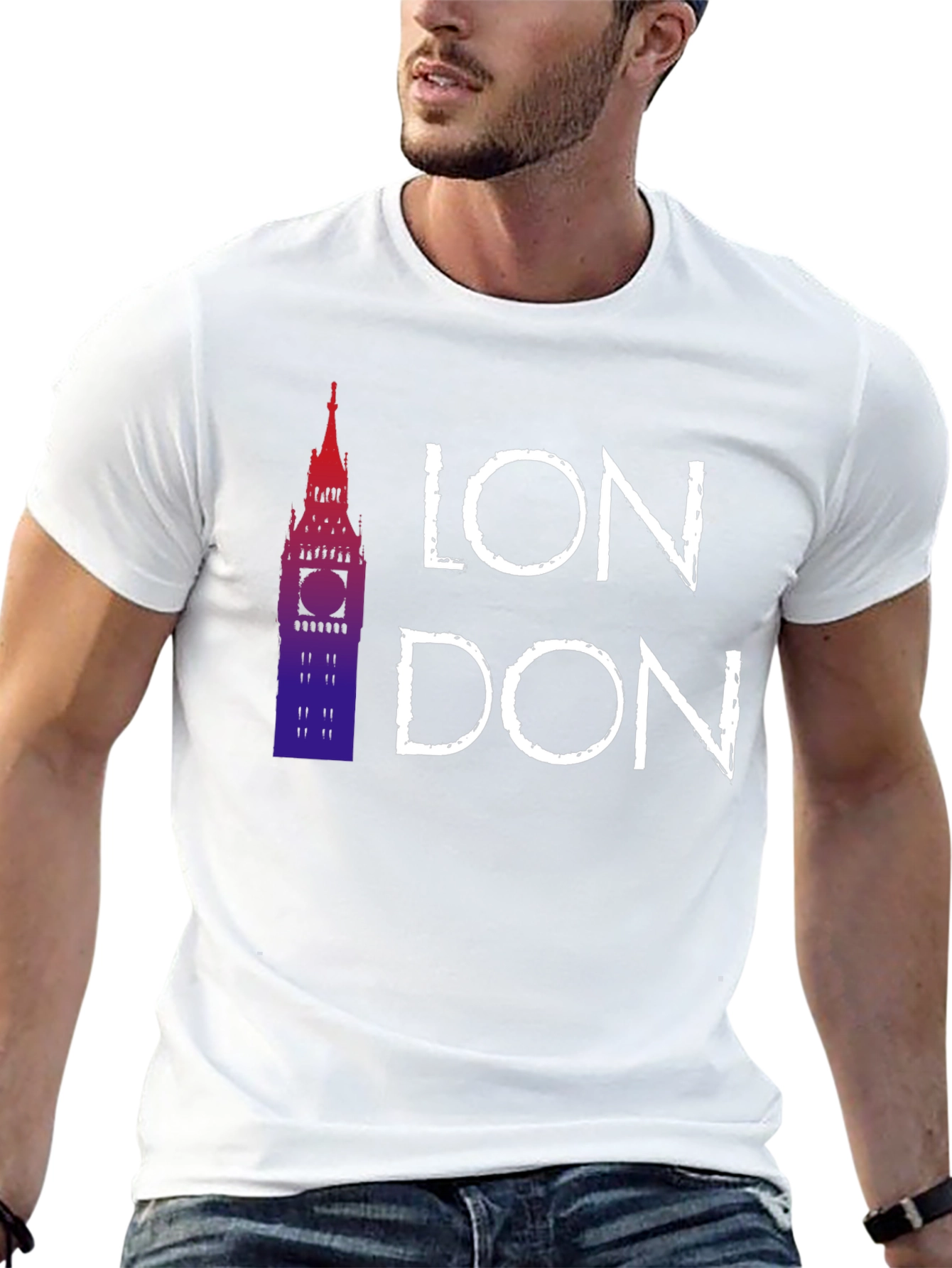 Camiseta Hombre Diseño Londres Big Ben