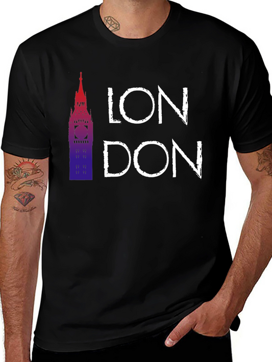 Camiseta Hombre Diseño Londres Big Ben