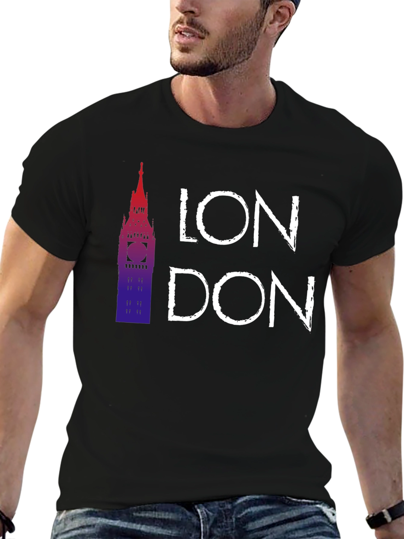 Camiseta Hombre Diseño Londres Big Ben