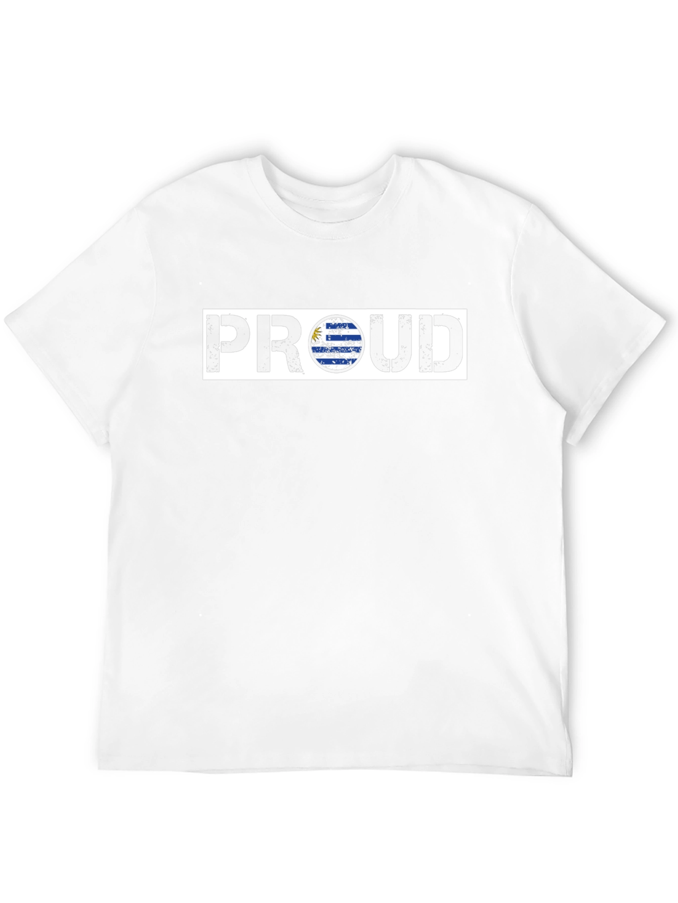 Camiseta Negra PROUD Uruguay - Estilo Casual