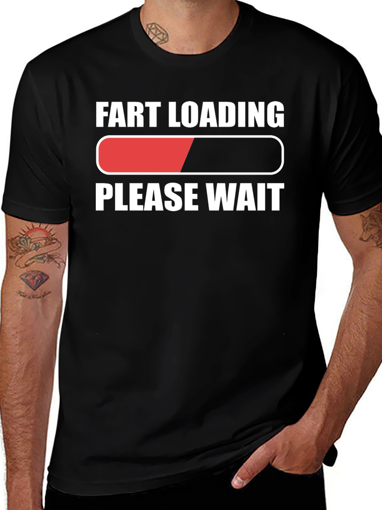 Camiseta Negra Fart Loading